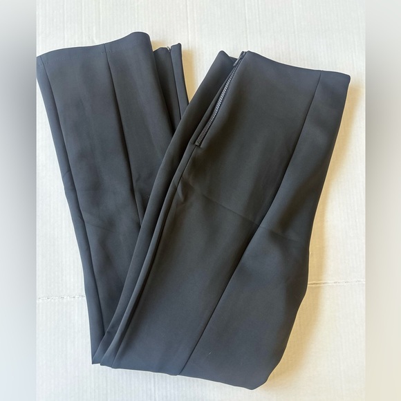 Good‎ American Scuba Flare Pants Plus Size 5 Black Side Waist Zipper Side Zip - Picture 1 of 13